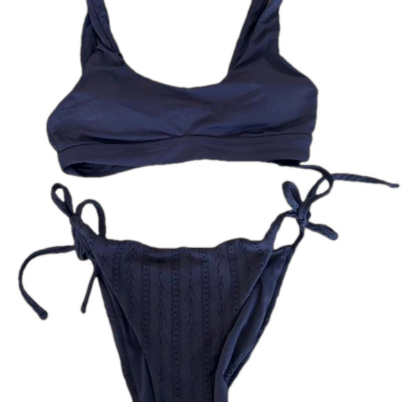 Women’s Navy Bikini Set, Size Small - Picture 4 of 7